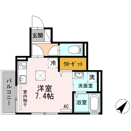 Ｋ・フィールドの間取り