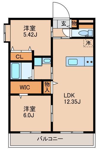 ＮＥＩＧＨＢＯＲＳII（ネイバーズ）の間取り