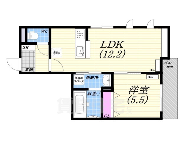 Lien甲子園口北町の間取り