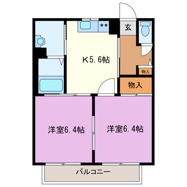 ハイビスカスDの間取り