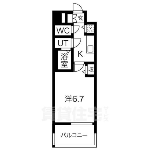 メインステージ名古屋ノースマークの間取り