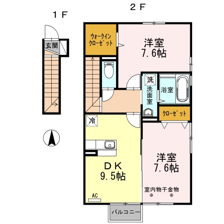 セジュールハルの間取り