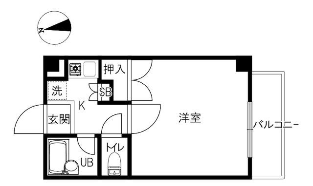 クラシック１９８の間取り