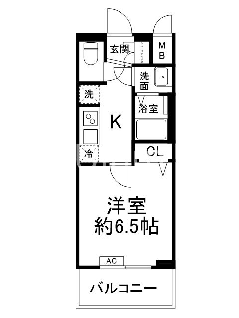 ヴィラ四条大宮の間取り