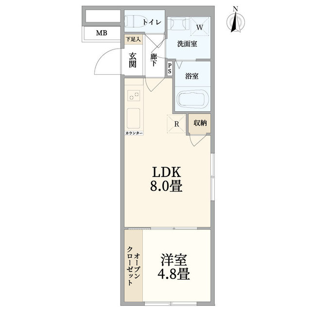 ＣＡＳＡ　ＰＩＡＺＺＡ　椎名町の間取り