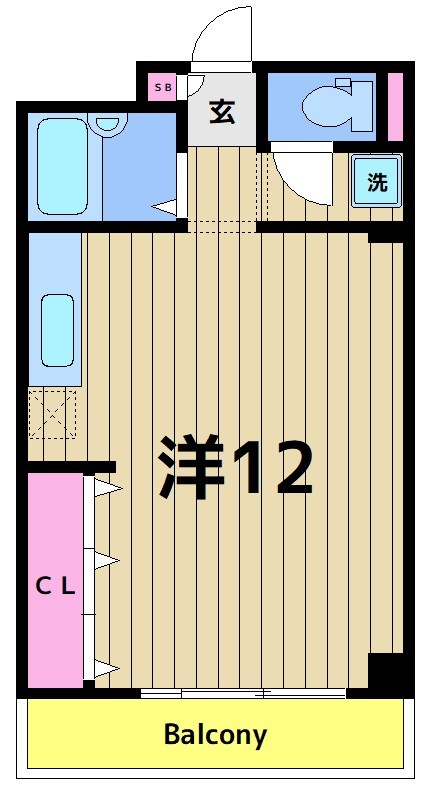 スマイルハイツ栗原の間取り