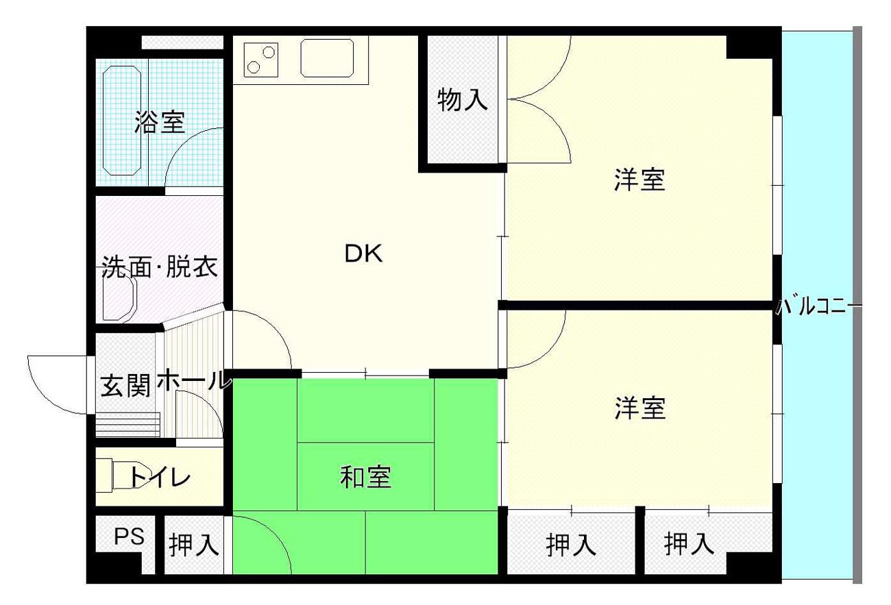 プレジール川崎の間取り