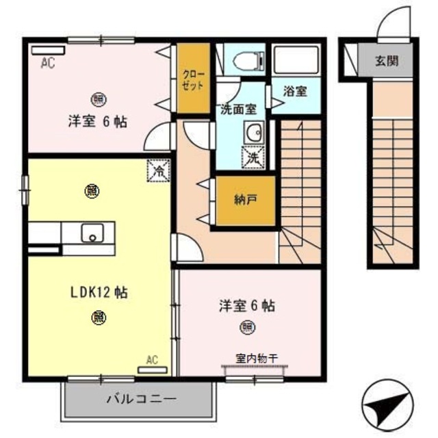 イル デ パン　A棟の間取り