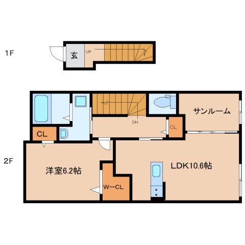 ベルソレイユIIの間取り