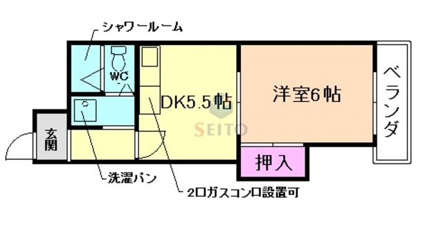 メゾンサプリームの間取り