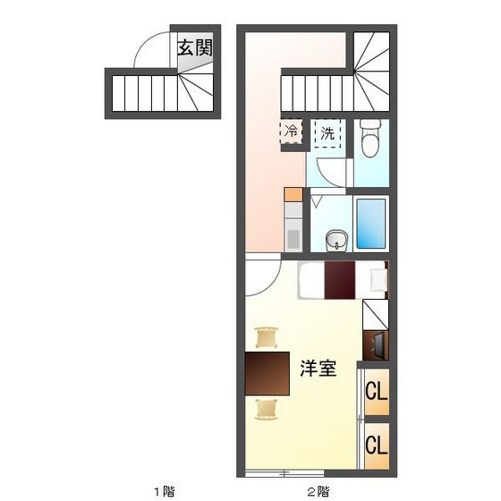 ニューグレイス塩浜の間取り