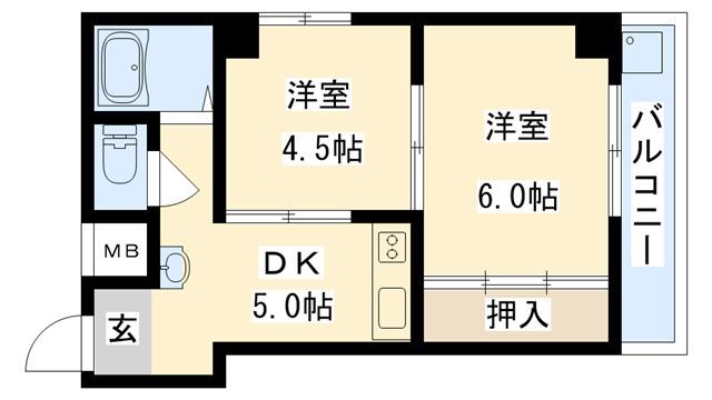 メゾン南の間取り