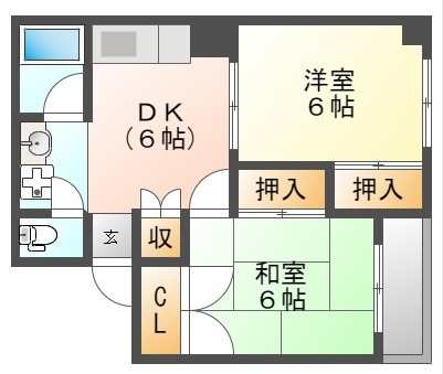 大戸中町ビルの間取り