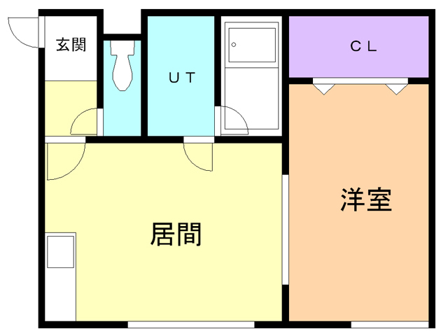 苫小牧市宮前町のマンションの間取り