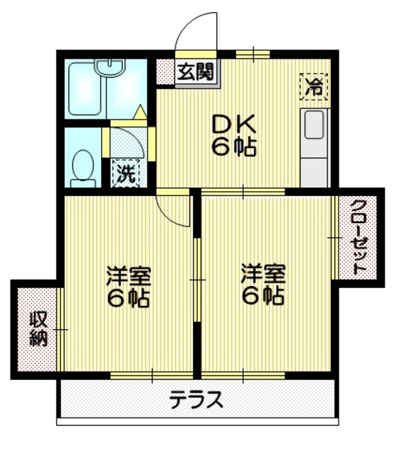 杉並区天沼のマンションの間取り