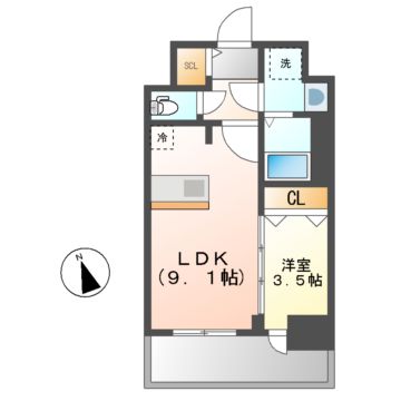 プレサンス葵デュリスの間取り