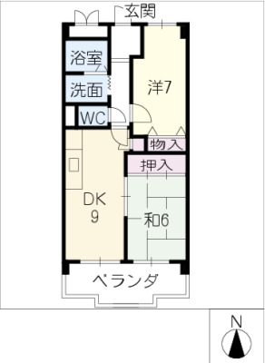 パティオクラブ滝の水の間取り