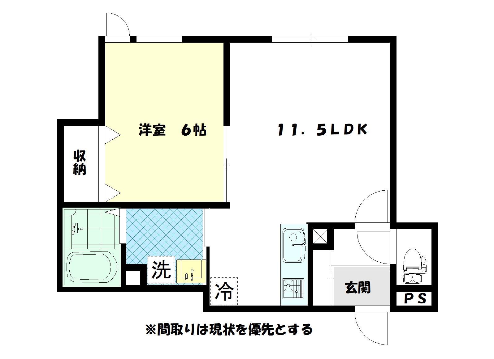 Ｆｉｔ３・３の間取り