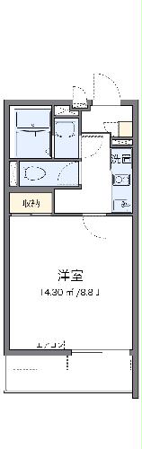 クレイノグラシアス　ツーの間取り