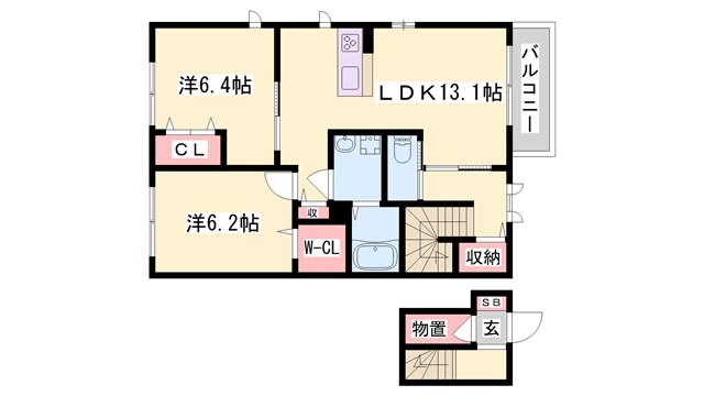 リジェールの間取り