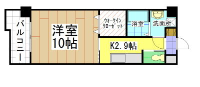 北九州市八幡西区医生ケ丘のマンションの間取り