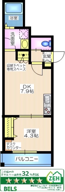 横浜市保土ケ谷区川島町のマンションの間取り