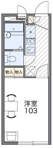 草加市谷塚仲町のマンションの間取り