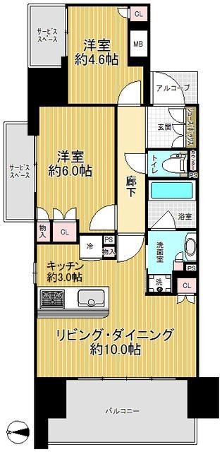 BELISTA高井戸駅前の間取り