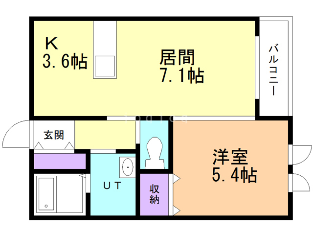 ペラッツィ五稜郭の間取り