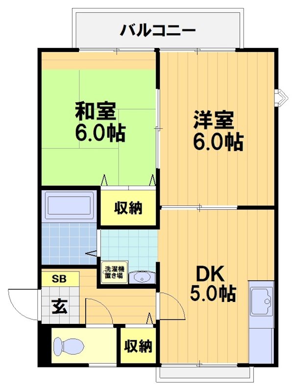 アビタシオン清風の間取り