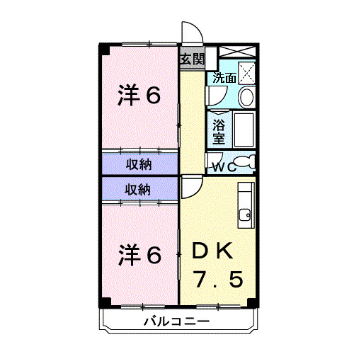 サンシティ豊川の間取り