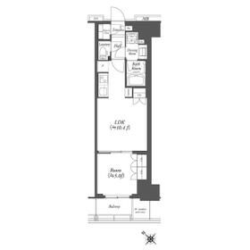 WORVE横浜伊勢佐木町の間取り