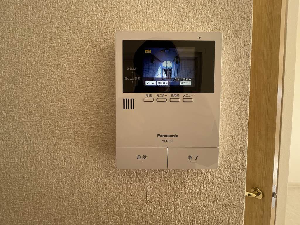 セキュリティ　モニタ付きドアホン