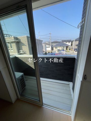 バルコニー　【エスポワール・ジェルメ　II】バルコニーからの眺めを楽しみな