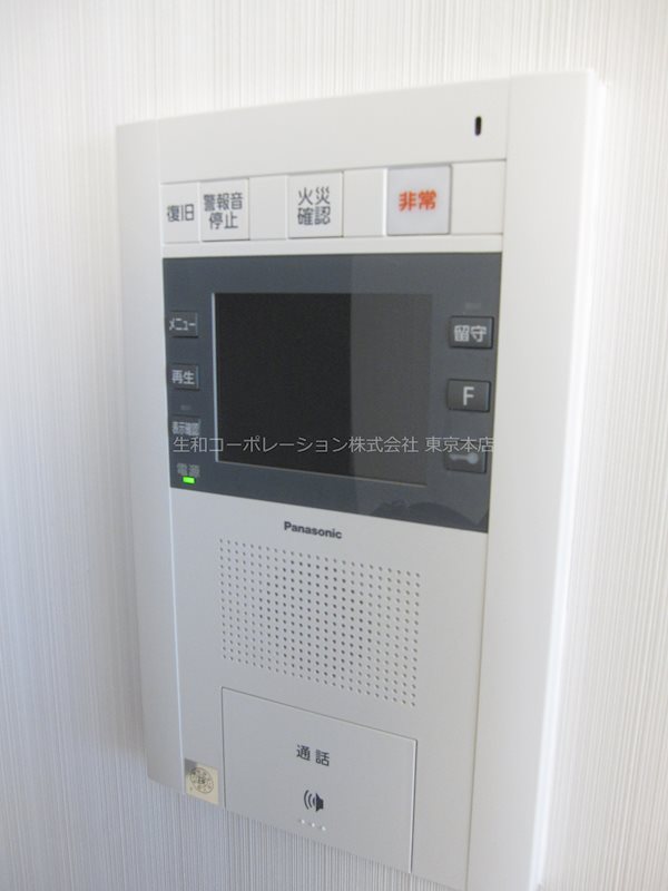 セキュリティ　TVモニターインターホン