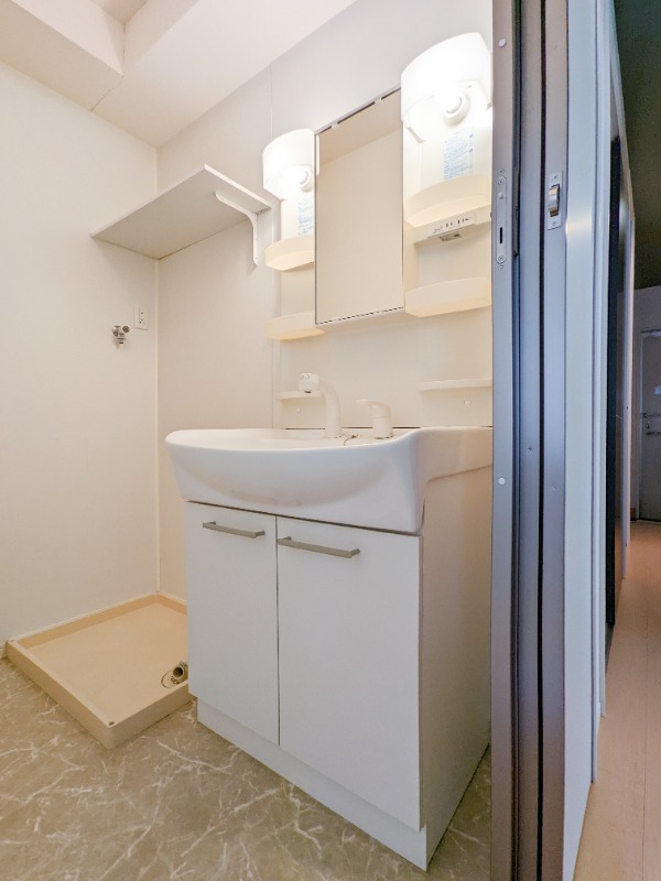 洗面設備　図面と現状に相違がある場合には現状を優先