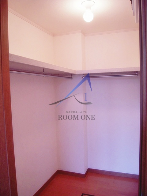 収納　ウォークインクローゼットです。