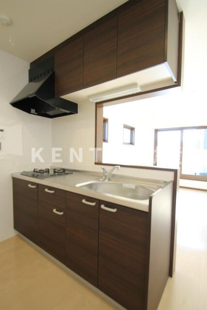 キッチン　システムキッチン２口コンロ