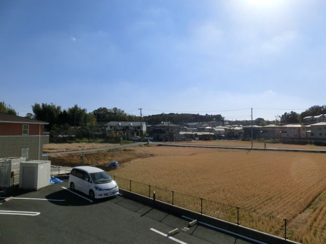 眺望　２階からの眺望。