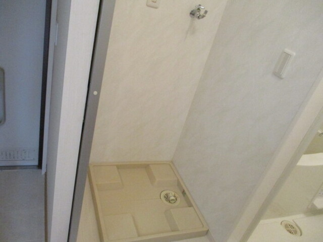 セキュリティ　洗濯機置場