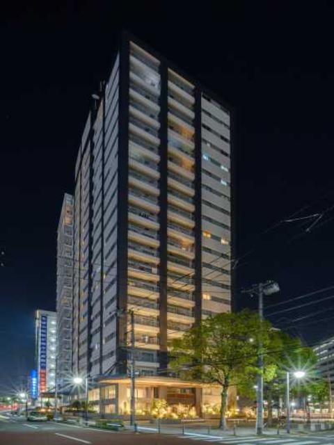建物外観　礼金無し　防犯カメラ　重サッシ