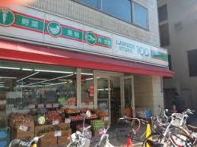 コンビニ　ローソンストア100西区新町店（コンビニ）まで197m