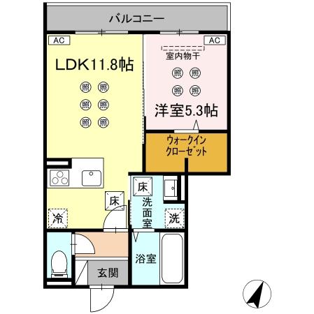 Lumina I棟の間取り写真