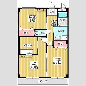 フォレストスクエア シバタの間取り写真