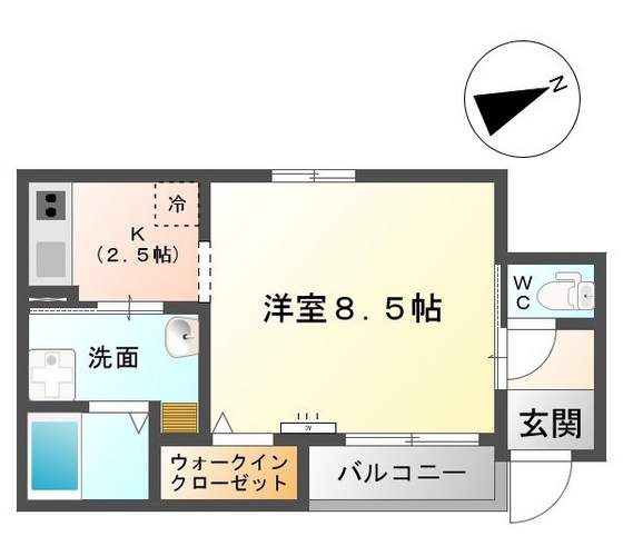 フリードハイムの間取り写真