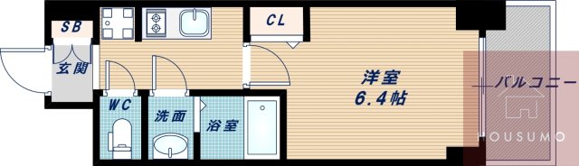 プレサンス新大阪ジェイズの間取り写真