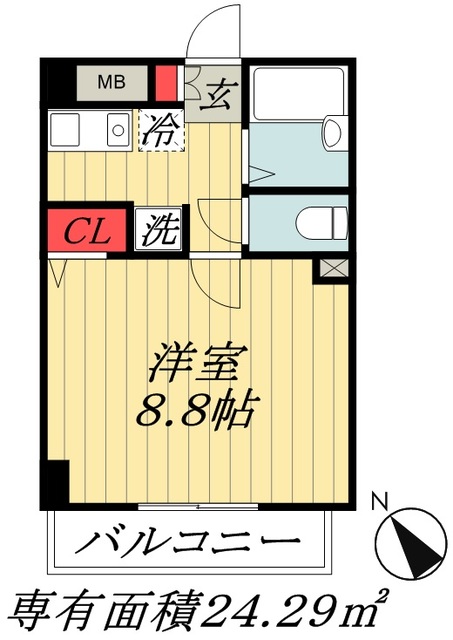 東京メトロ東西線 行徳駅 徒歩4分 10階建 築27年の間取り写真