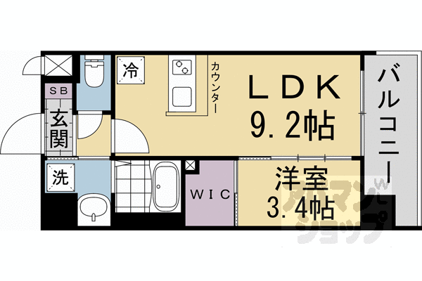 ソルテラス京都西院 STATION SIDEの間取り写真