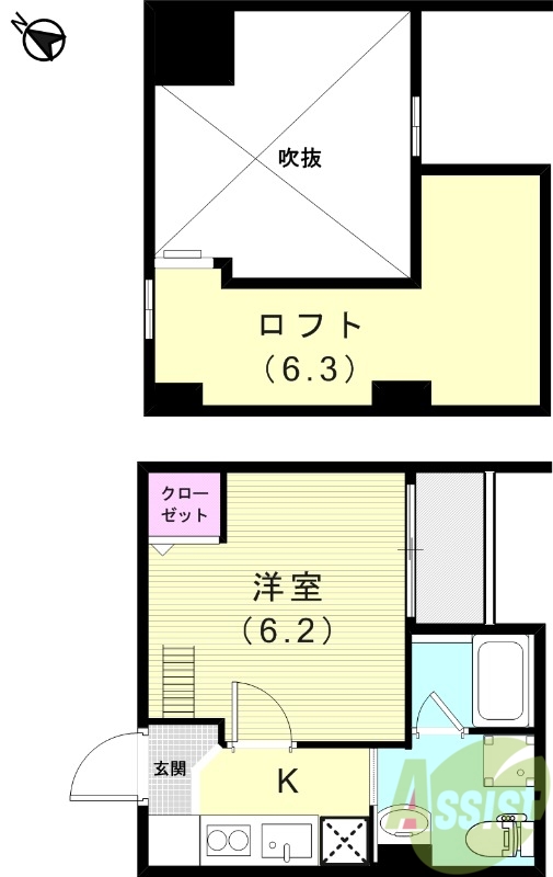 Grand Jete 西明石の間取り写真