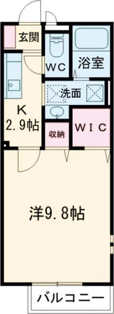 ＪＲ高崎線 倉賀野駅 徒歩18分 2階建 築17年の間取り写真